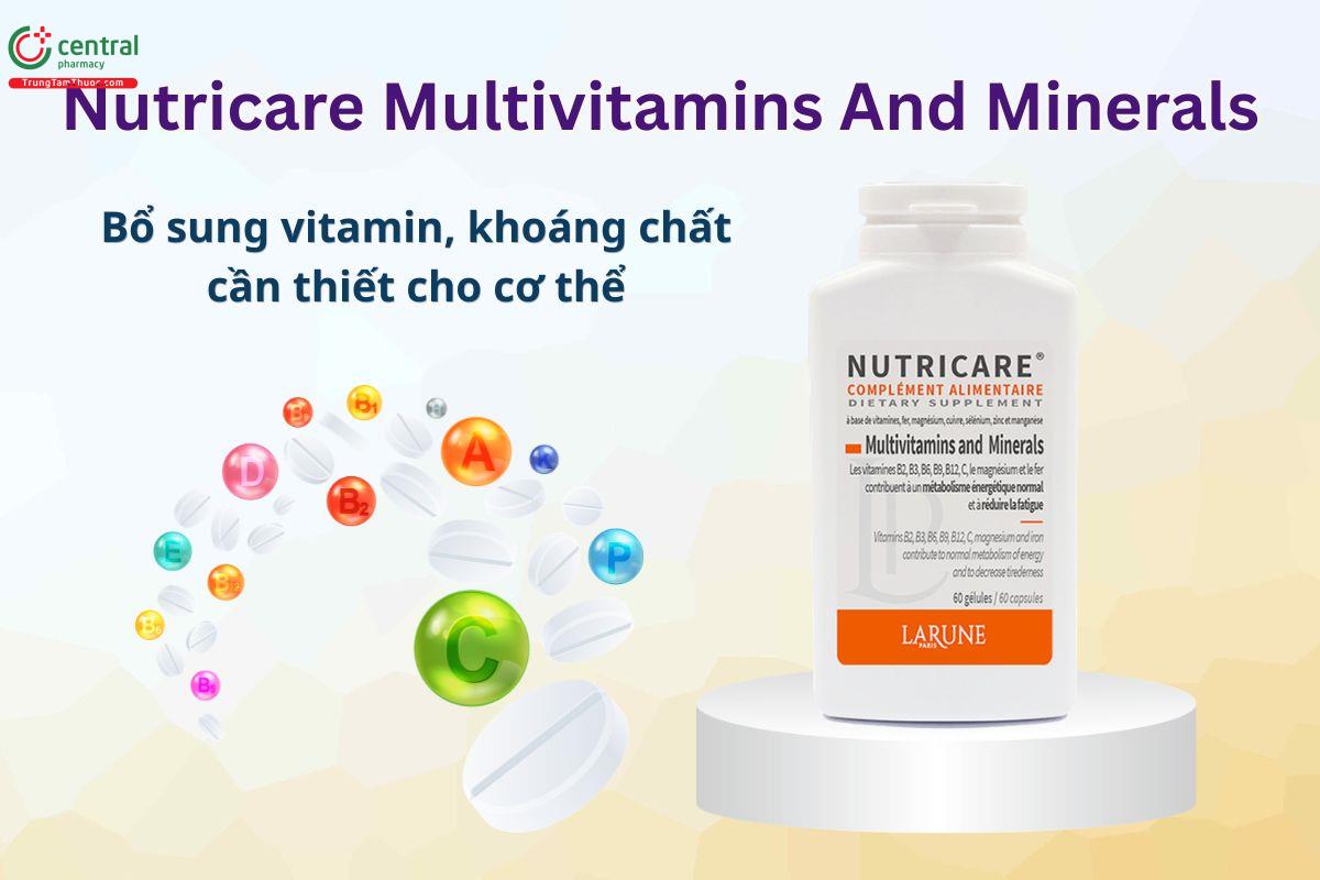 Nutricare Multivitamins And Minerals bổ sung vitamin, khoáng chất cần thiết