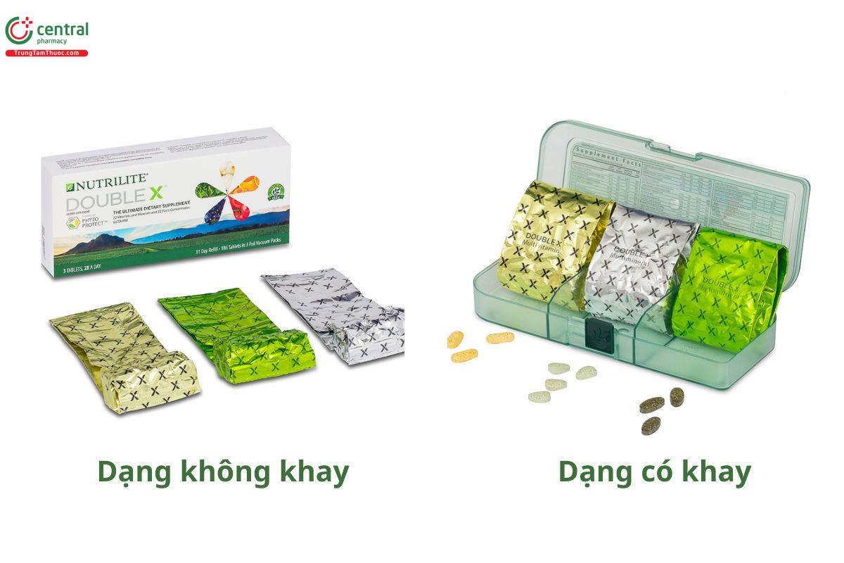 Các dòng sản phẩm của Nutrilite Double X