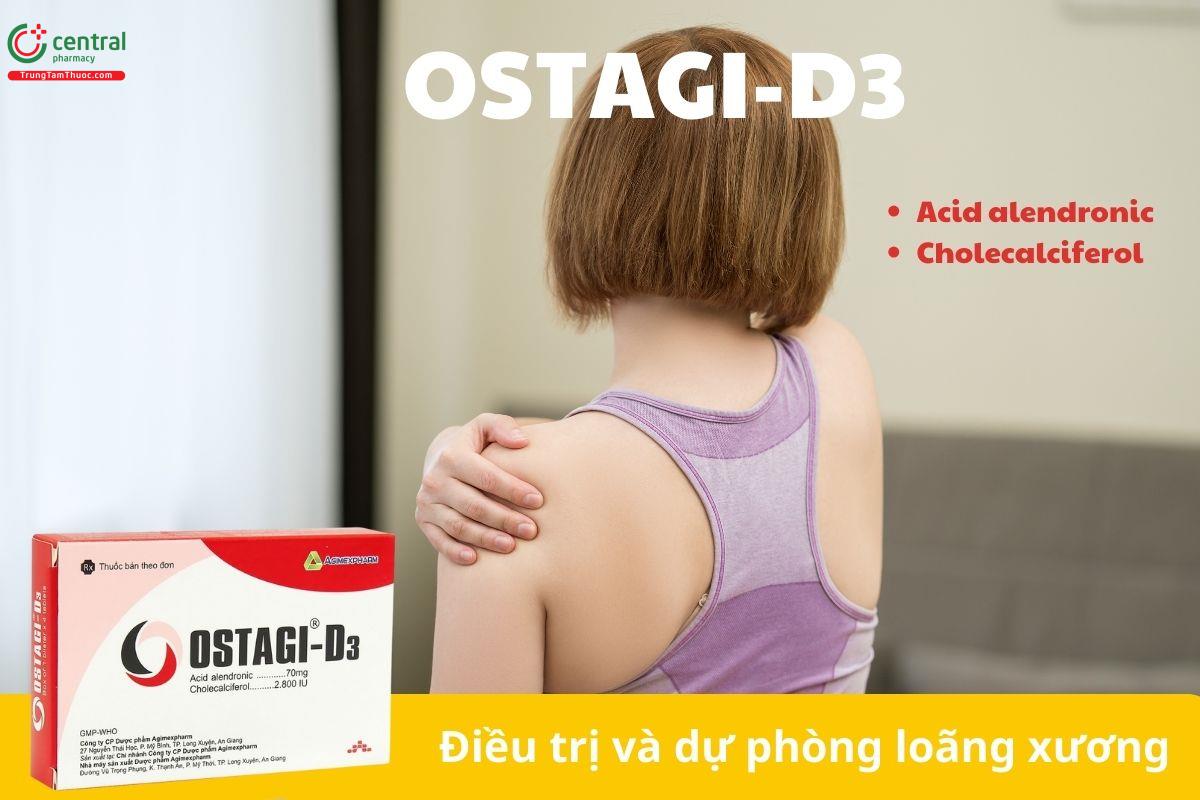 Thuốc Ostagi-D3 - Điều trị và dự phòng loãng xương