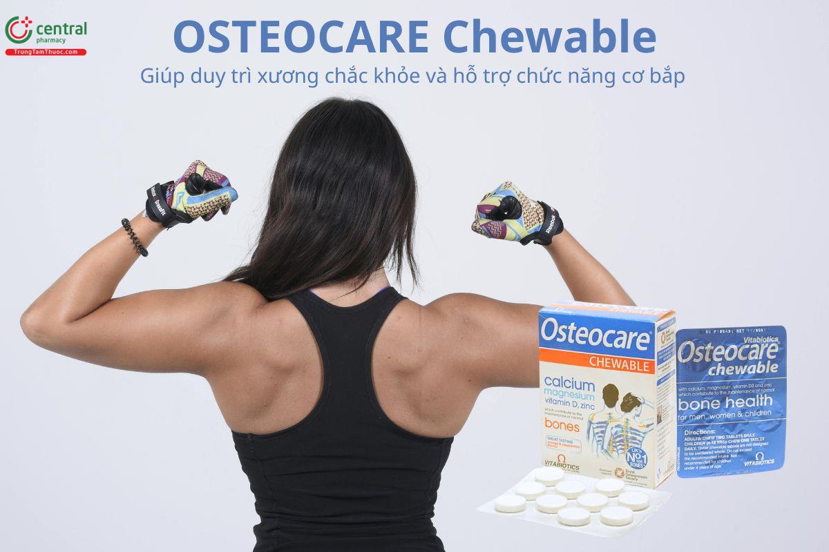 OSTEOCARE Chewable bổ sung canxi, duy trì xương và cơ chắc khỏe 