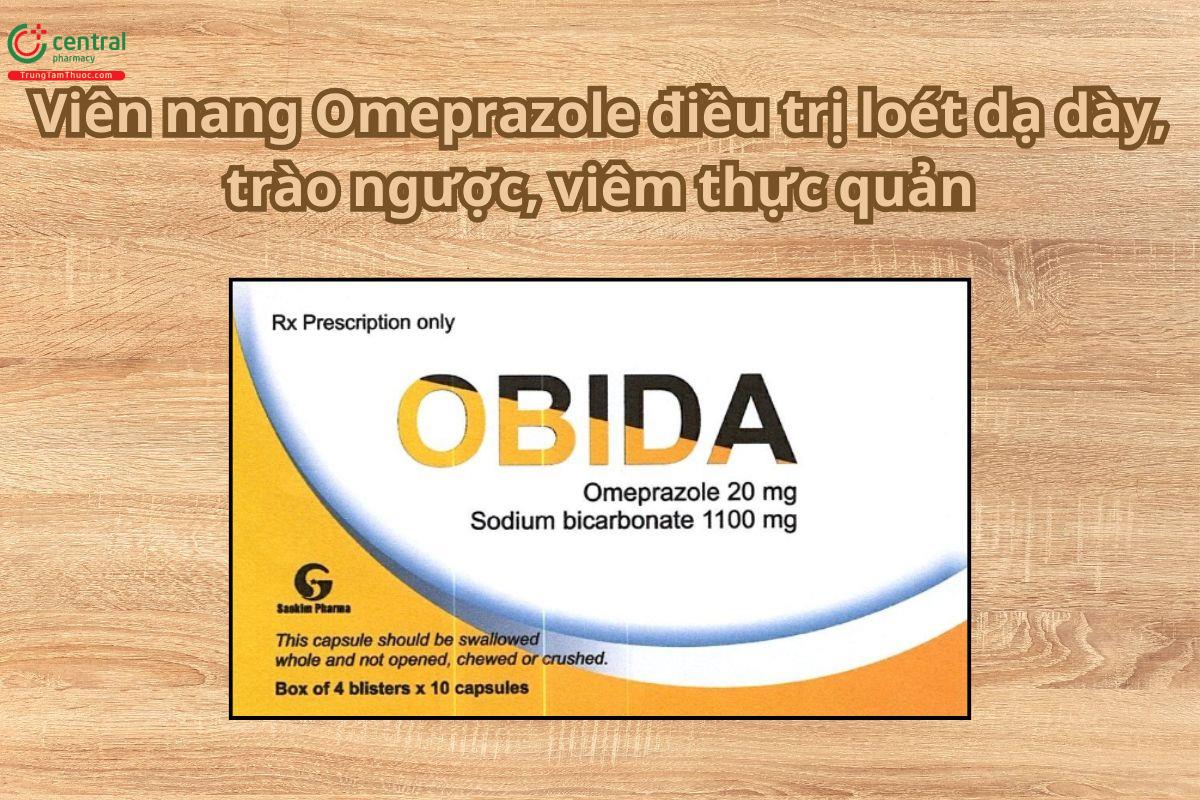 Thuốc Obida điều trị loét dạ dày, trào ngược, viêm thực quản