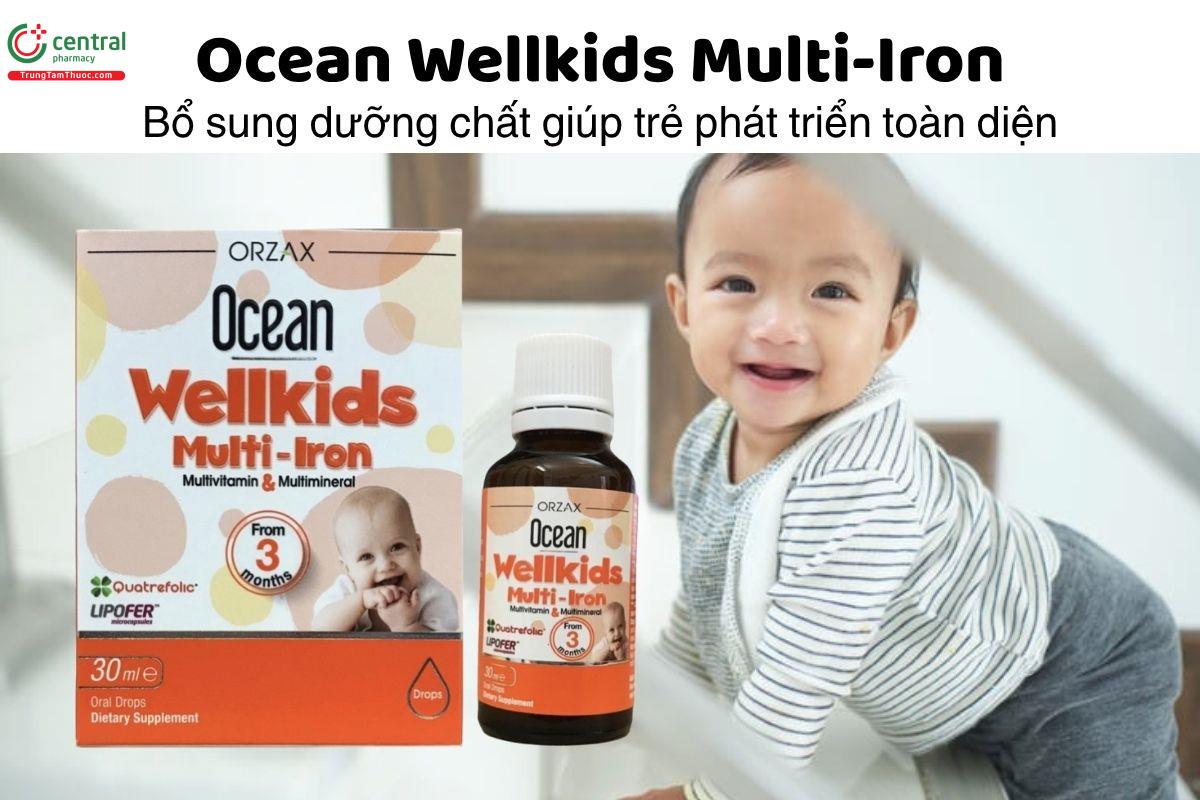 Ocean Wellkids Multi-Iron - Bổ sung dưỡng chất giúp trẻ phát triển toàn diện