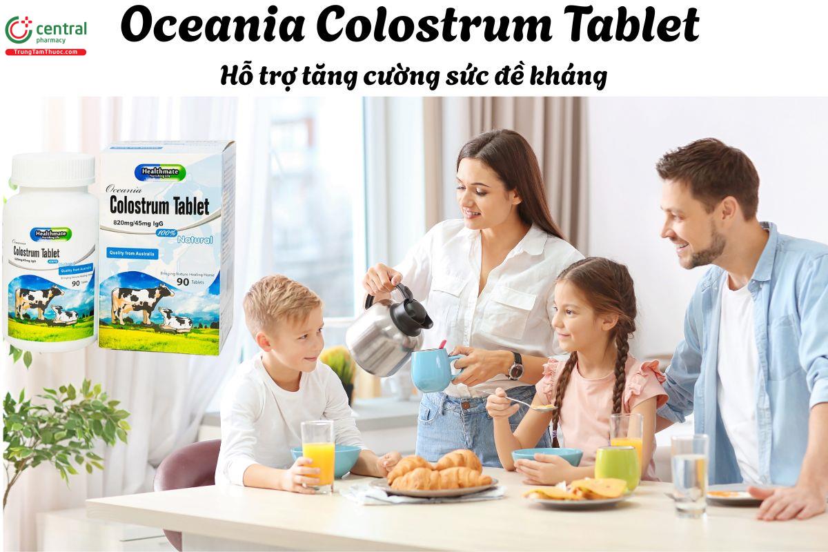 Oceania Colostrum Tablet - tăng cường sức đề kháng cho cơ thể