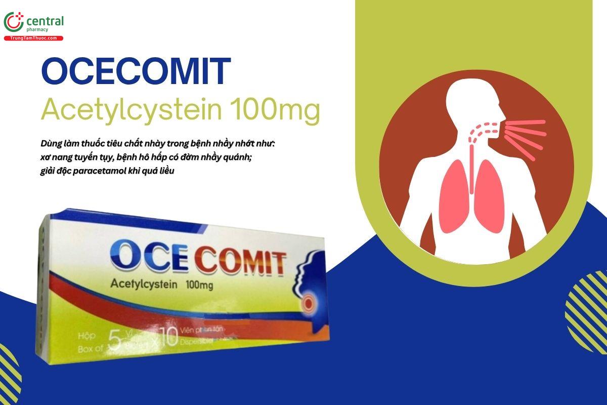 Thuốc Ocecomit 100mg có tác dụng gì?