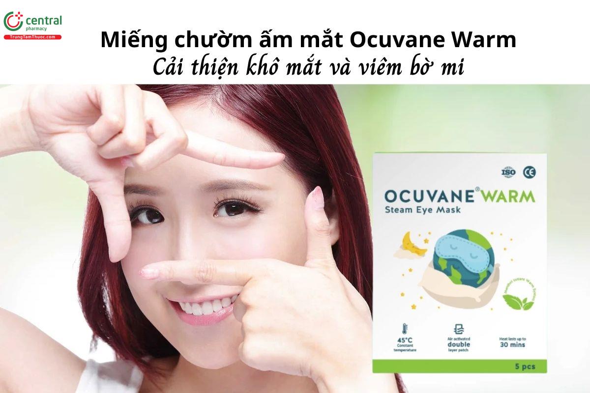 Miếng chườm ấm mắt Ocuvane Warm - Cải thiện khô mắt và viêm bờ mi
