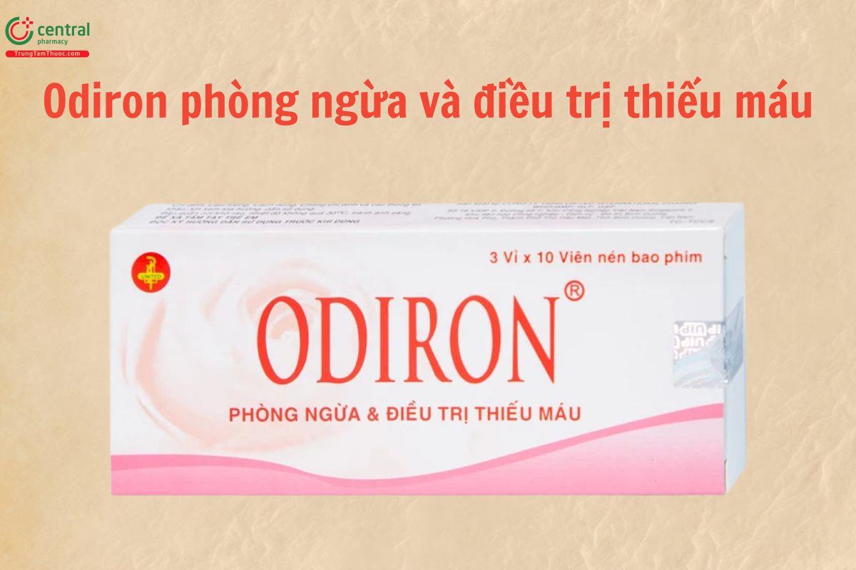 Odiron phòng ngừa và điều trị thiếu máu