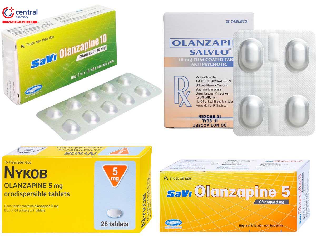 Một số thuốc chứa Olanzapine