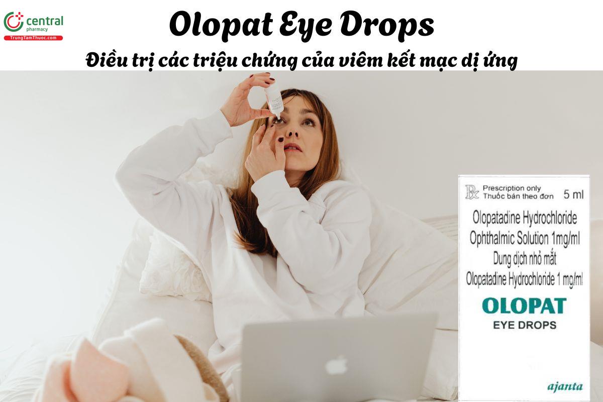 Thuốc Olopat Eye Drops - Điều trị triệu chứng viêm kết mạc dị ứng