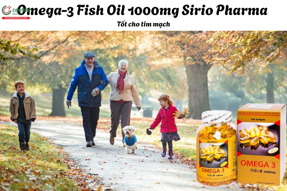 Omega-3 Fish Oil 1000mg Sirio Pharma - Tốt cho mắt và tim mạch