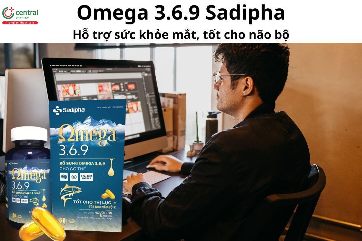 Omega 3.6.9 Sadipha - Bổ mắt và tăng cường hoạt động của não bộ