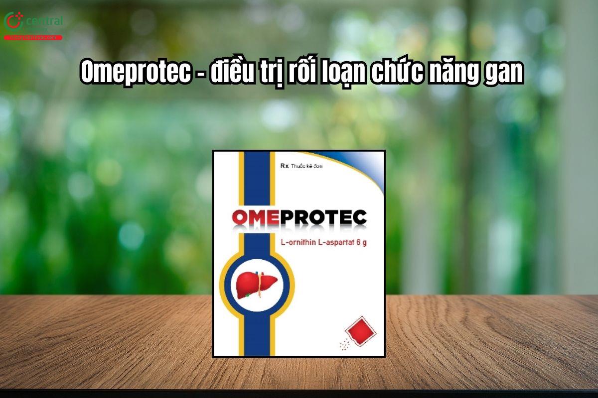 Thuốc Omeprotec điều trị rối loạn chức năng gan, tăng amoniac máu