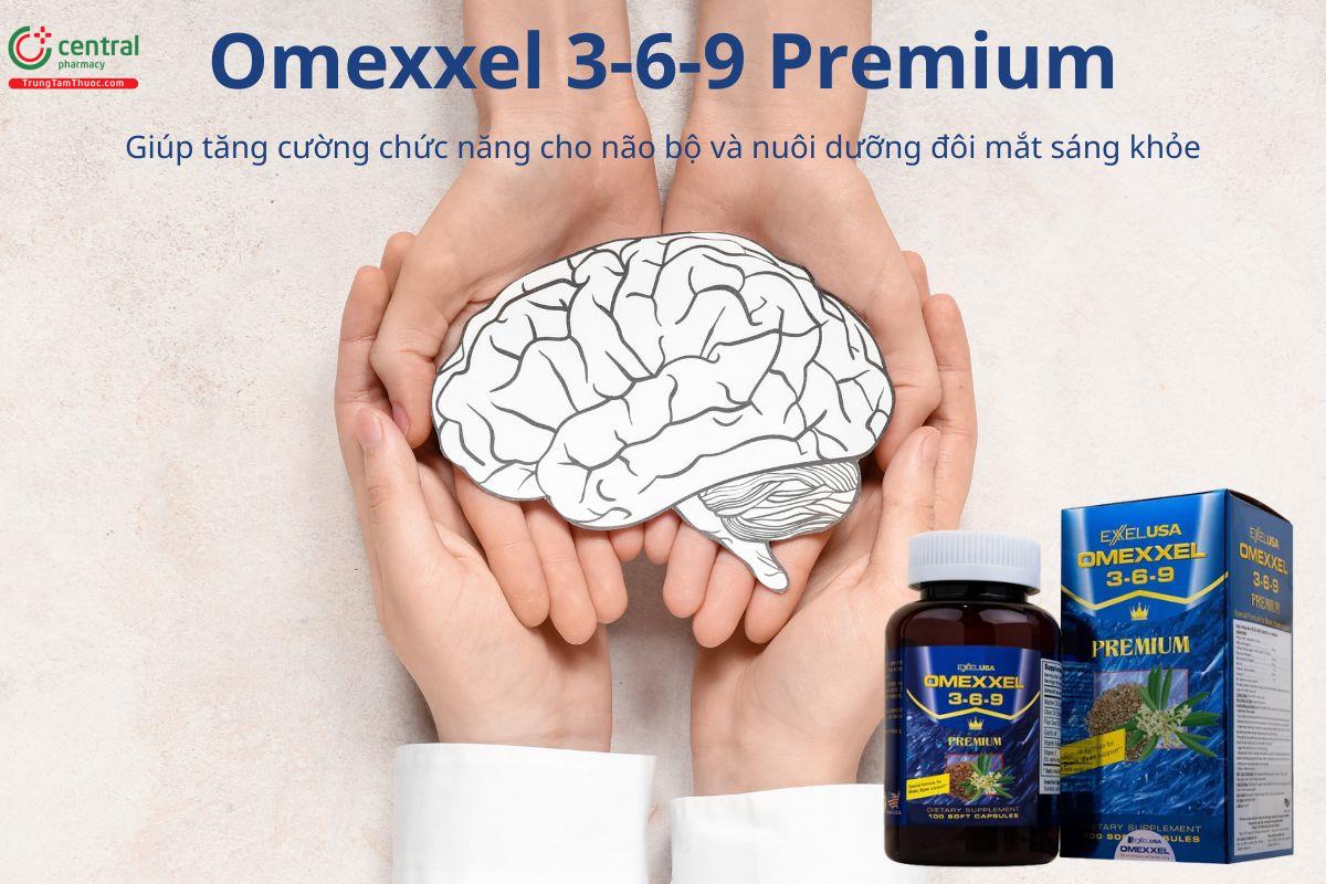 Omexxel 3-6-9 Premium hỗ trợ tăng cường chức năng não bộ và nuôi dưỡng đôi mắt sáng
