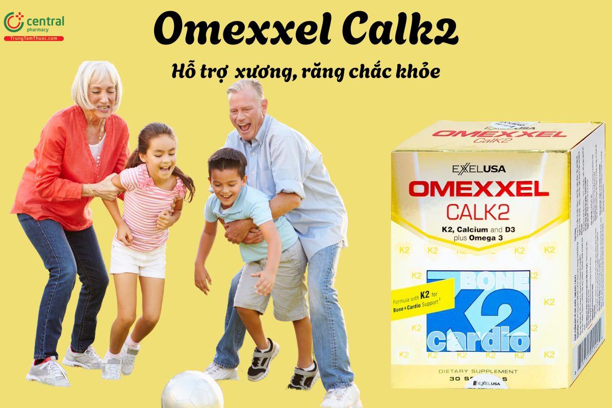 Omexxel Calk2 - Giúp tăng cường độ chắc khỏe cho xương và răng