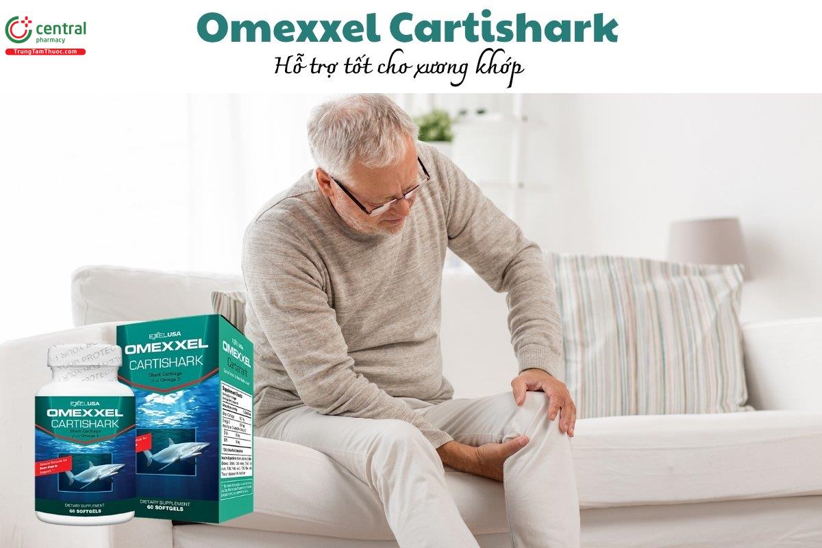 Omexxel Cartishark hỗ trợ tốt cho xương, tăng cường sức khỏe xương khớp