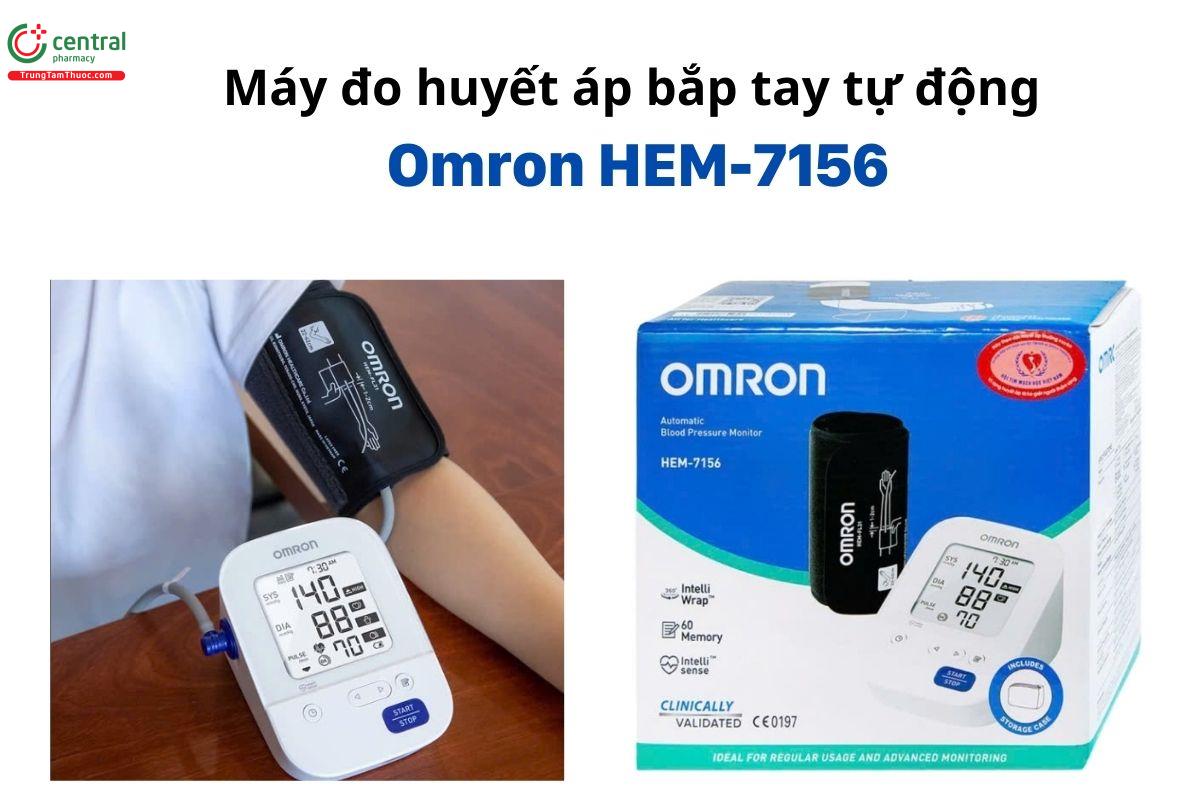 Máy đo huyết áp bắp tay tự động Omron HEM-7156