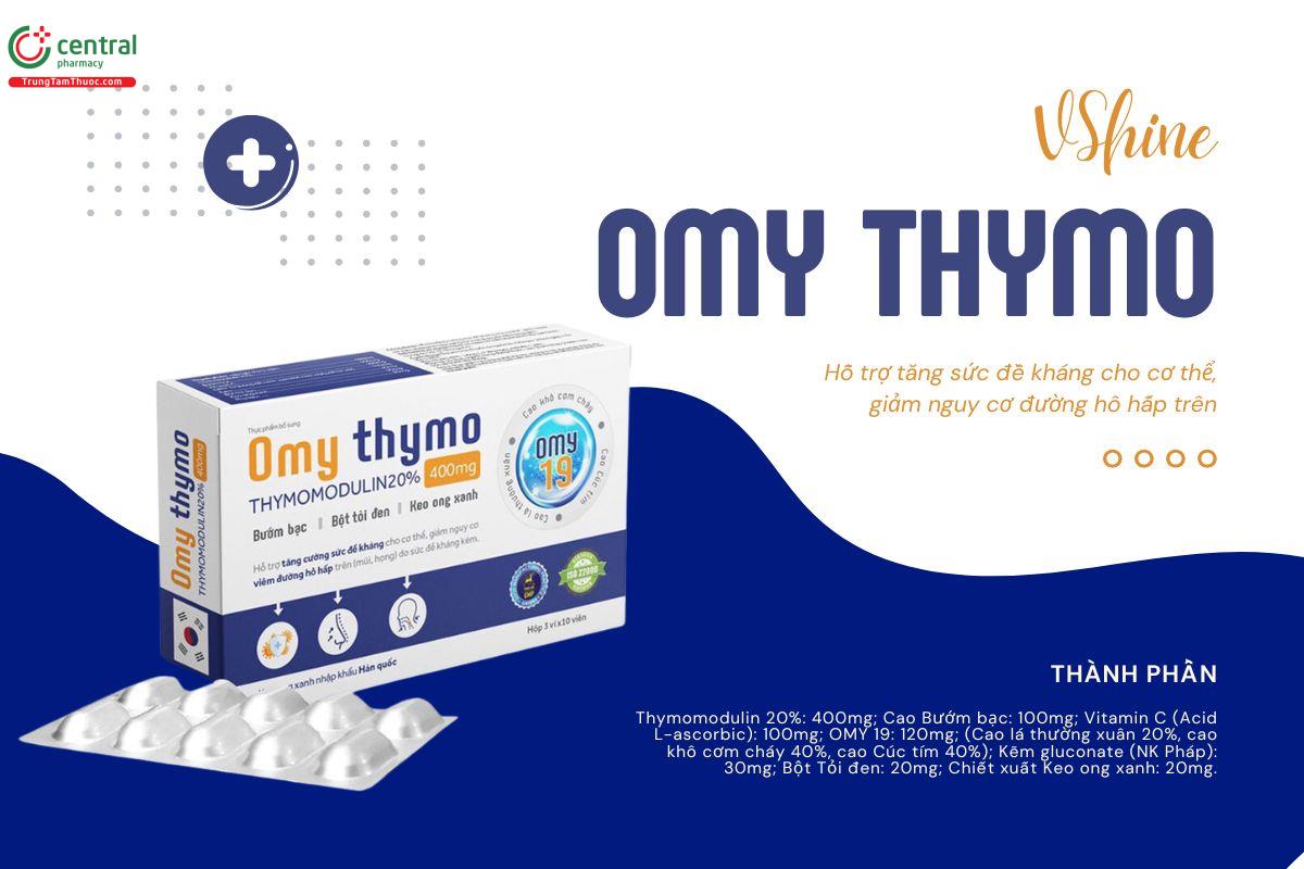 Omy Thymo tăng sức đề kháng, giảm nguy cơ mắc bệnh đường hô hấp trên