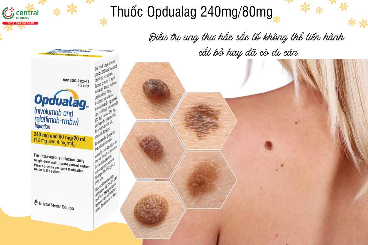 Chỉ định của thuốc Opdualag 240mg/80mg