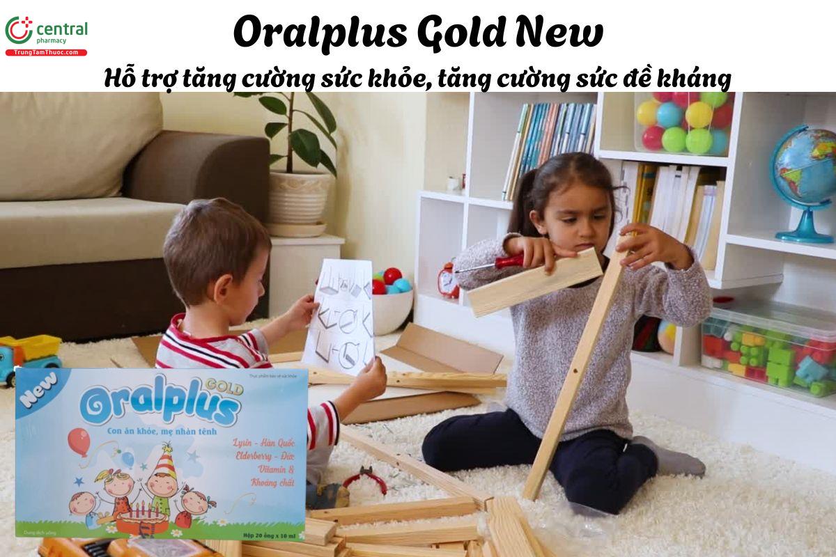 Oralplus Gold New - Hỗ trợ tiêu hóa, tăng hấp thu dinh dưỡng