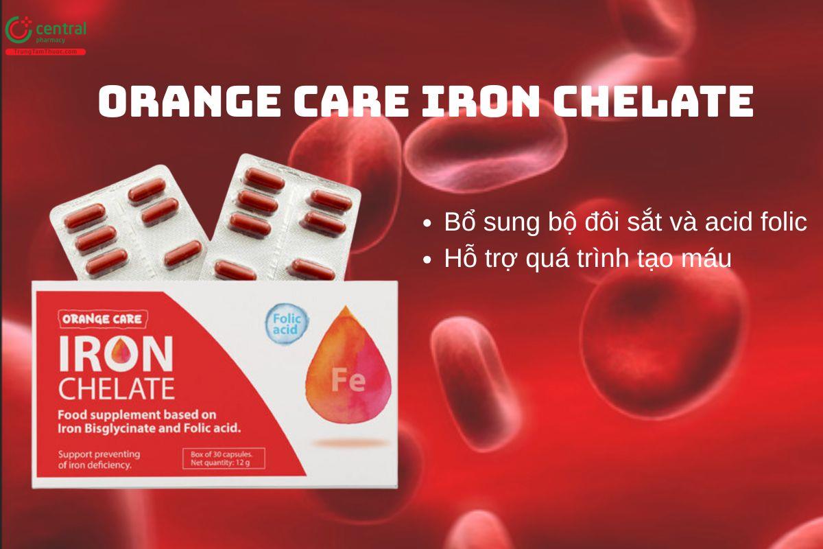 Orange Care Iron Chelate - Bổ sung lượng sắt và acid folic cần thiết