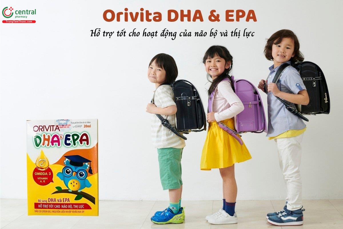 Orivita DHA & EPA - Hỗ trợ tốt cho hoạt động của não bộ và thị lực