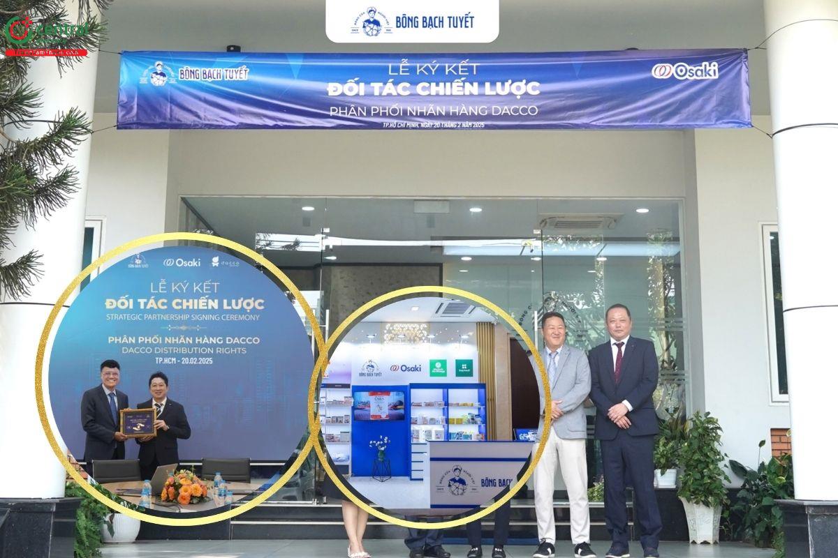 Bông Bạch Tuyết ký kết hợp tác cùng Osaki Medical