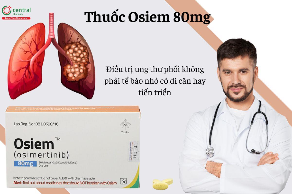 Chỉ định của thuốc Osiem 80mg