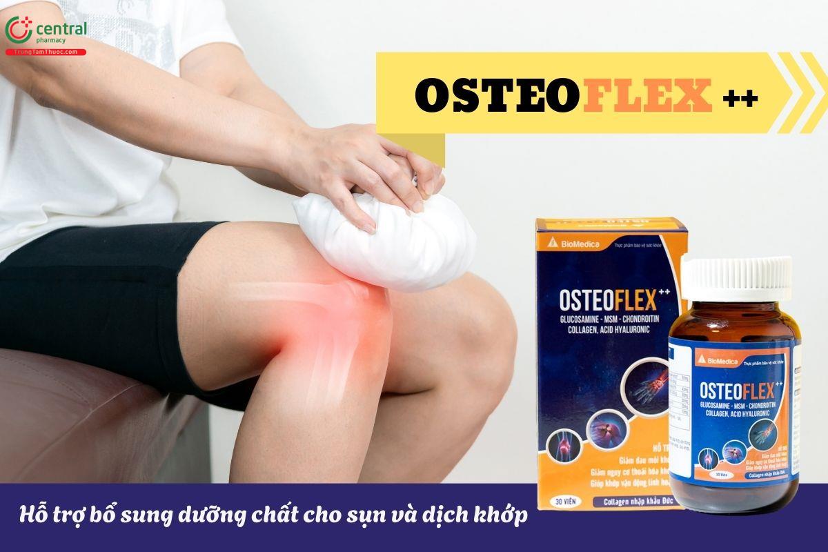 OSTEOFLEX++ BIOMEDICA hỗ trợ bổ sung dưỡng chất cho sụn và dịch khớp