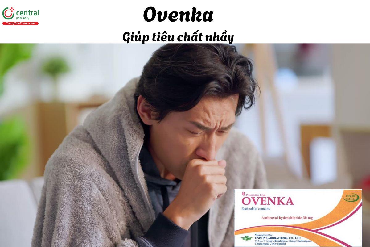 Thuốc Ovenka 30mg - Điều trị tiêu chất nhầy trong các bệnh hô hấp