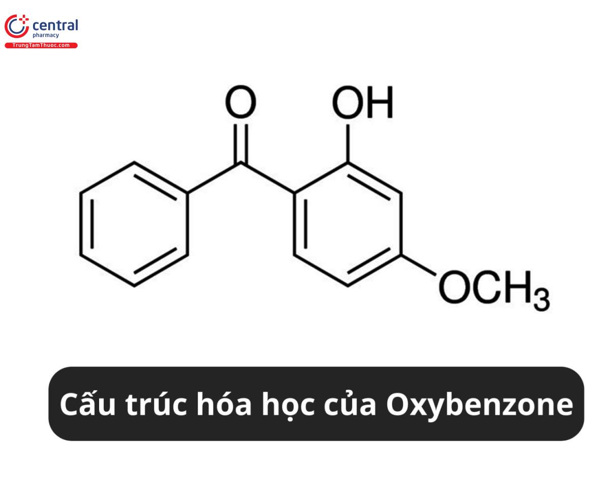 Cấu trúc của Oxybenzone