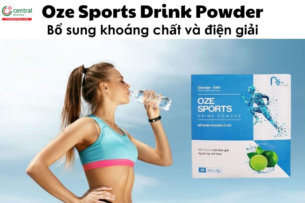 Oze Sports Drink Powder - Bổ sung khoáng chất và điện giải