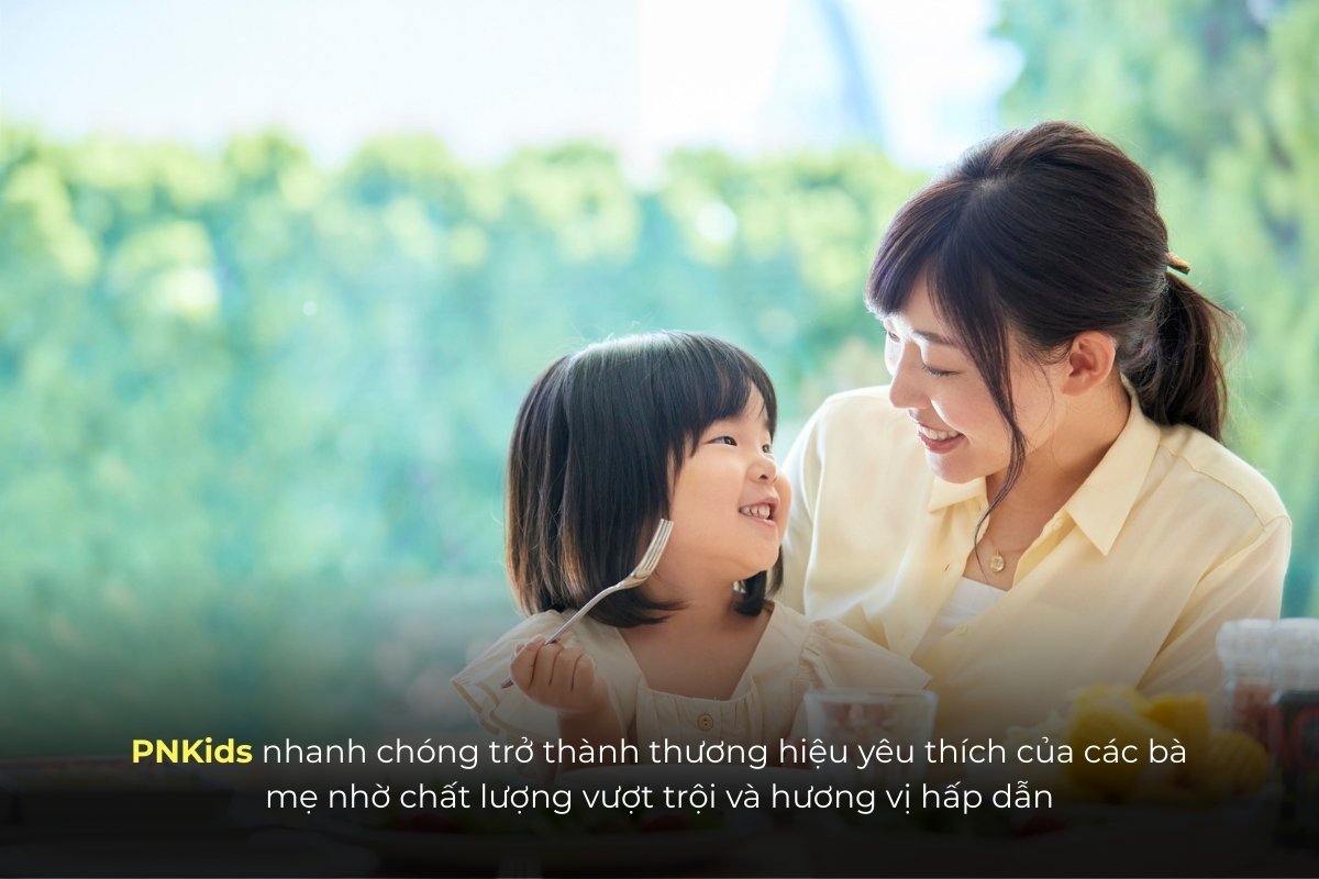 PNKids đã nhanh chóng trở thành thương hiệu yêu thích của các bà mẹ nhờ chất lượng vượt trội và hương vị hấp dẫn
