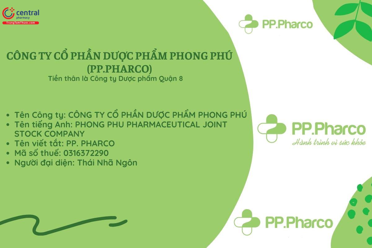 Công ty Cổ phần Dược phẩm Phong Phú (PP.PHARCO)