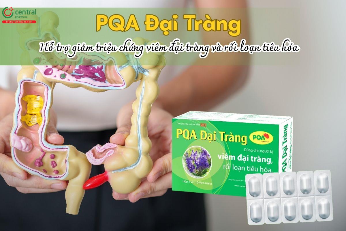 PQA Đại Tràng hỗ trợ giảm triệu chứng viêm đại tràng và rối loạn tiêu hóa
