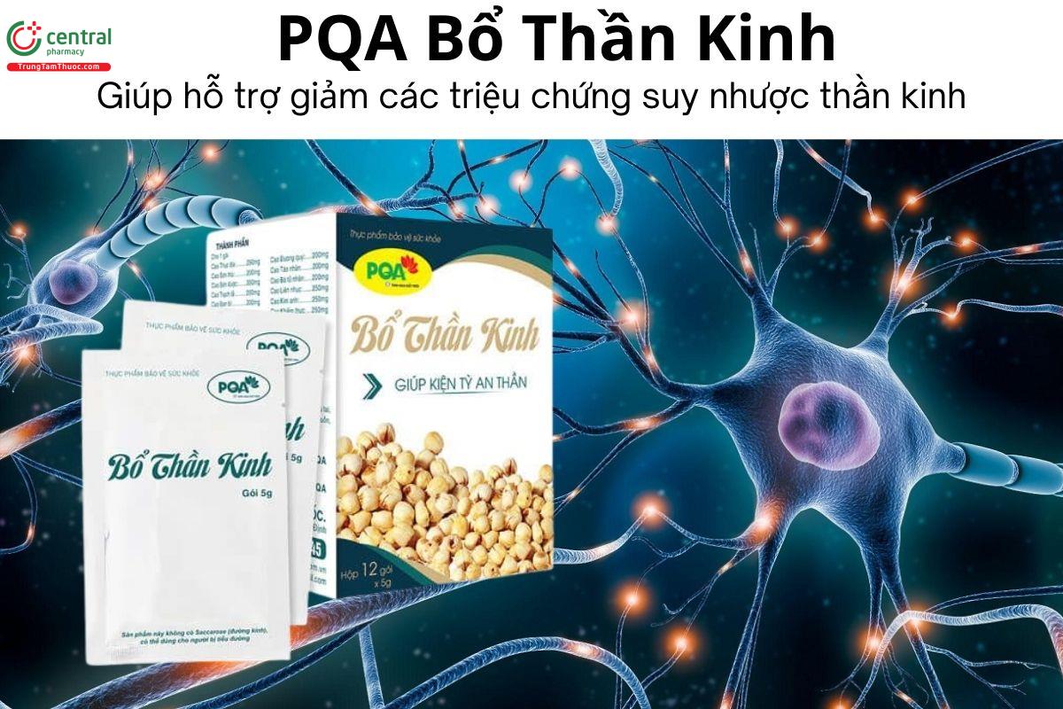 PQA Bổ Thần Kinh - Giúp hỗ trợ giảm các triệu chứng suy nhược thần kinh