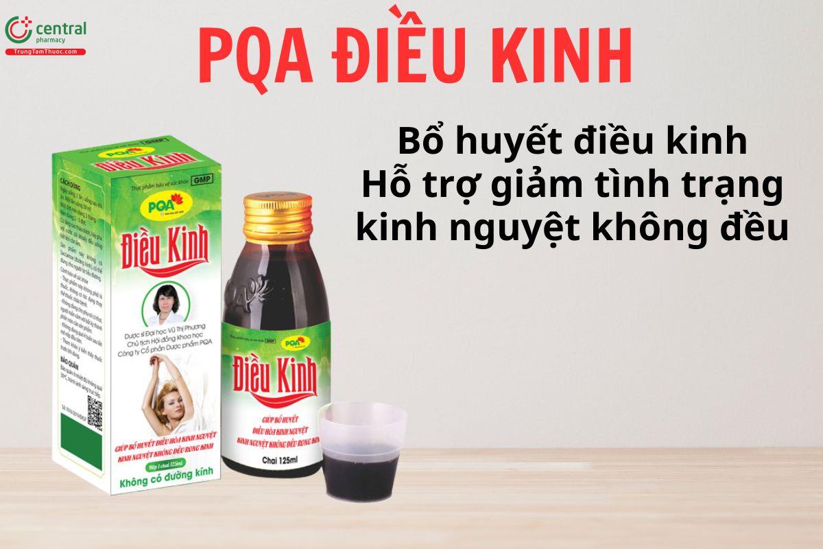 PQA Điều Kinh hỗ trợ bổ huyết, điều hòa kinh nguyệt