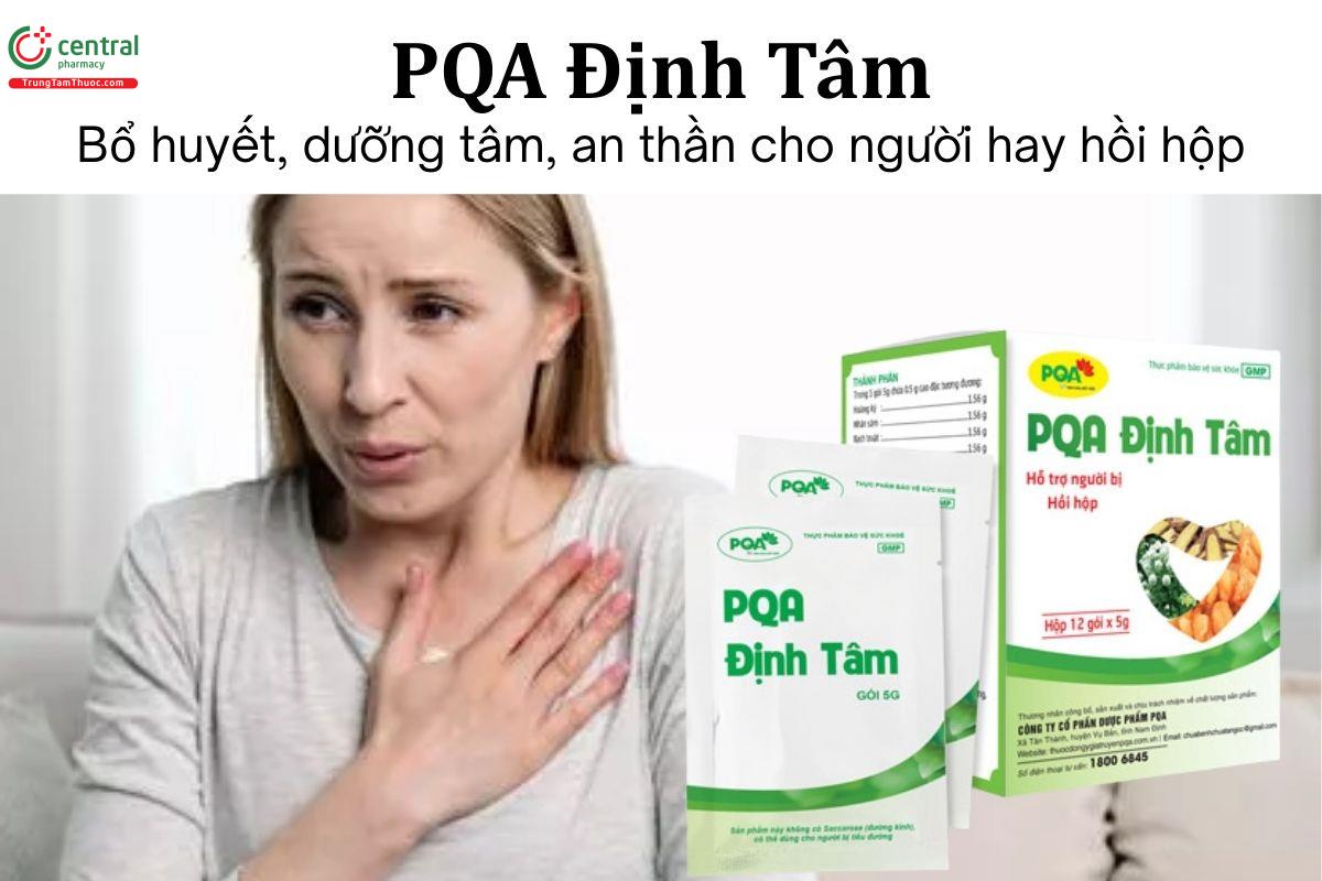 PQA Định Tâm - Giảm cảm giác hồi hộp, cải thiện chất lượng giấc ngủ