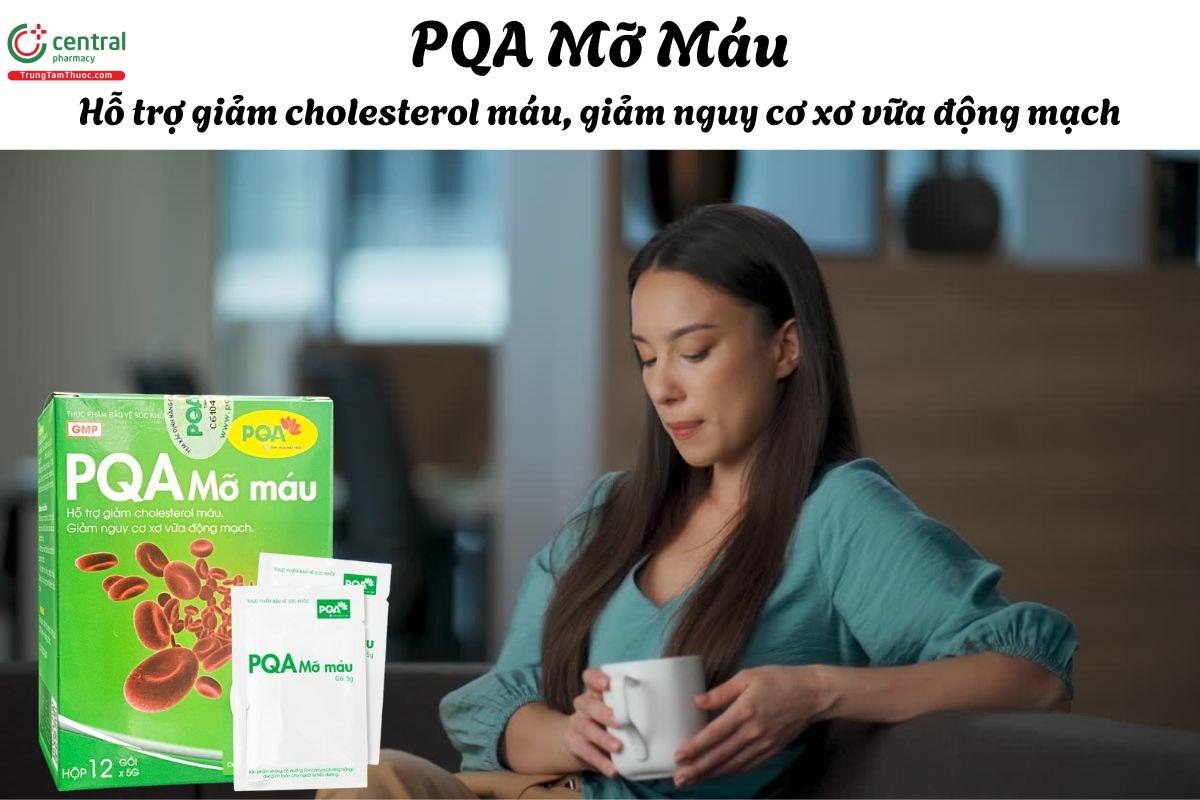 PQA Mỡ Máu - Giúp hỗ trợ phòng ngừa hình thành mảng xơ vữa