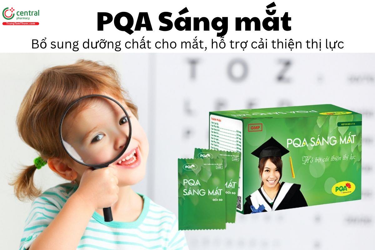 PQA Sáng Mắt - Bổ sung dưỡng chất cho mắt, hỗ trợ cải thiện thị lực
