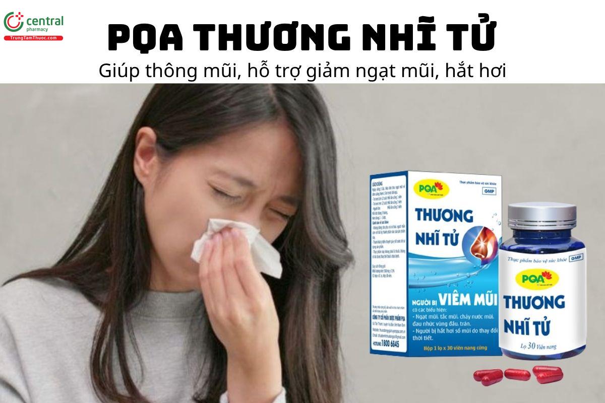  PQA Thương Nhĩ Tử - Giúp thông mũi, hỗ trợ giảm ngạt mũi, hắt hơi