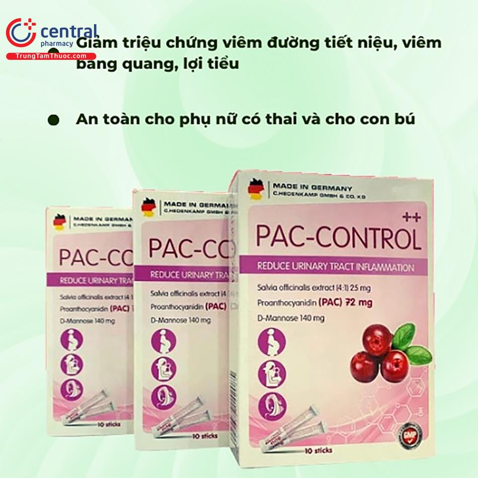 Tác dụng của Pac-Control 