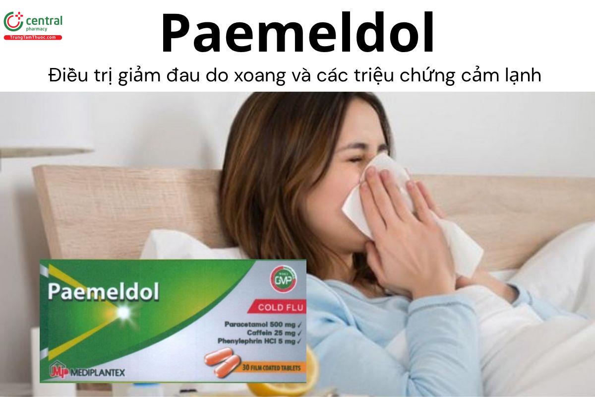 Thuốc Paemeldol - Điều trị giảm đau do xoang và các triệu chứng cảm lạnh 