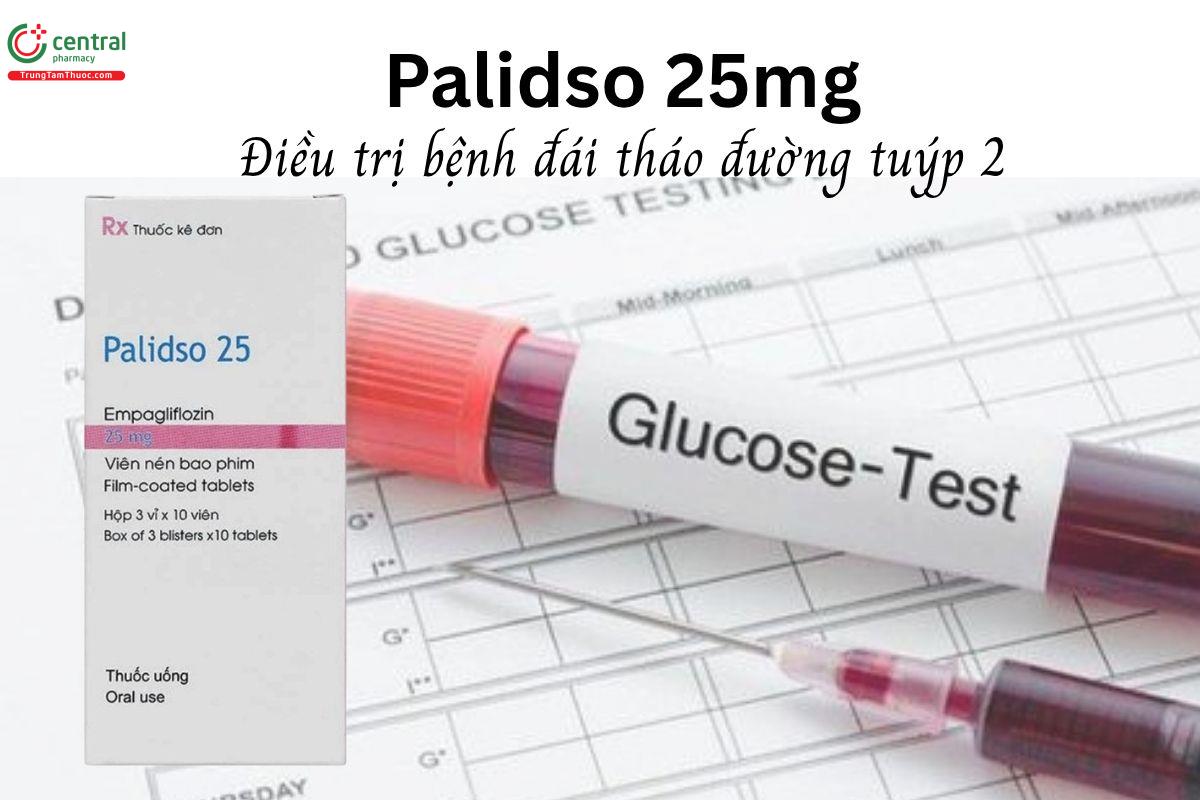 Thuốc Palidso 25mg - Điều trị bệnh đái tháo đường tuýp 2