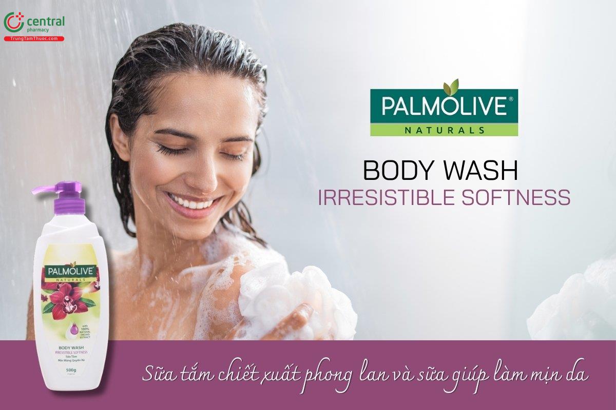 Sữa tắm Palmolive Naturals Irresistible Softness Shower Milk Orchid & Milk giúp làm sạch nhẹ nhàng, mang đến làn da mềm mại cùng hương thơm thư thái kéo dài.