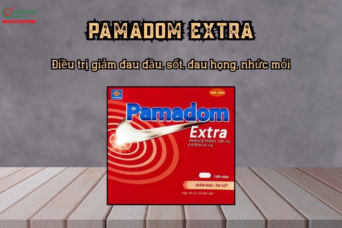 Viên nén Pamadom Extra giảm đau và hạ sốt
