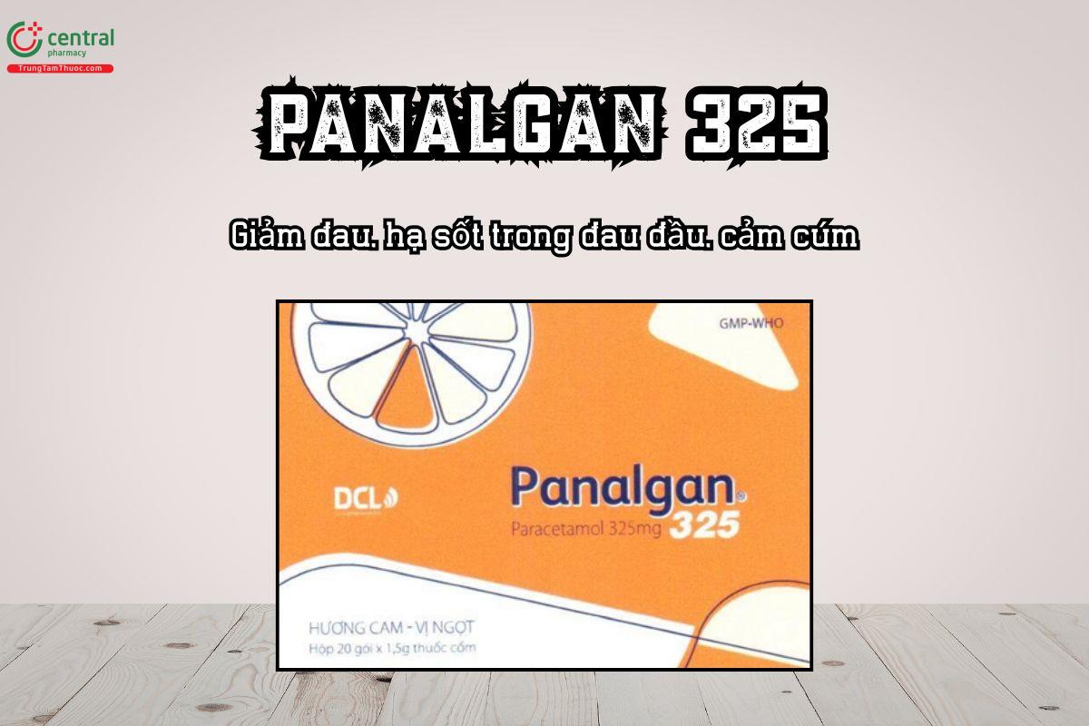 Thuốc Panalgan 325 Giảm đau, hạ sốt trong đau đầu, cảm cúm