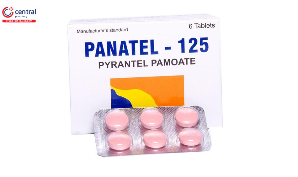 Thuốc tẩy giun Panatel 125mg