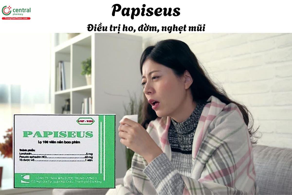 Thuốc Papiseus - Điều trị triệu chứng viêm mũi dị ứng, mề đay mạn tính