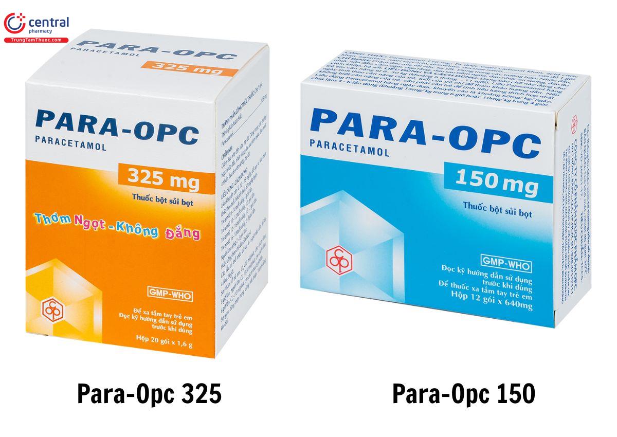 Thuốc Para - OPC 325mg và thuốc Para - OPC 150mg