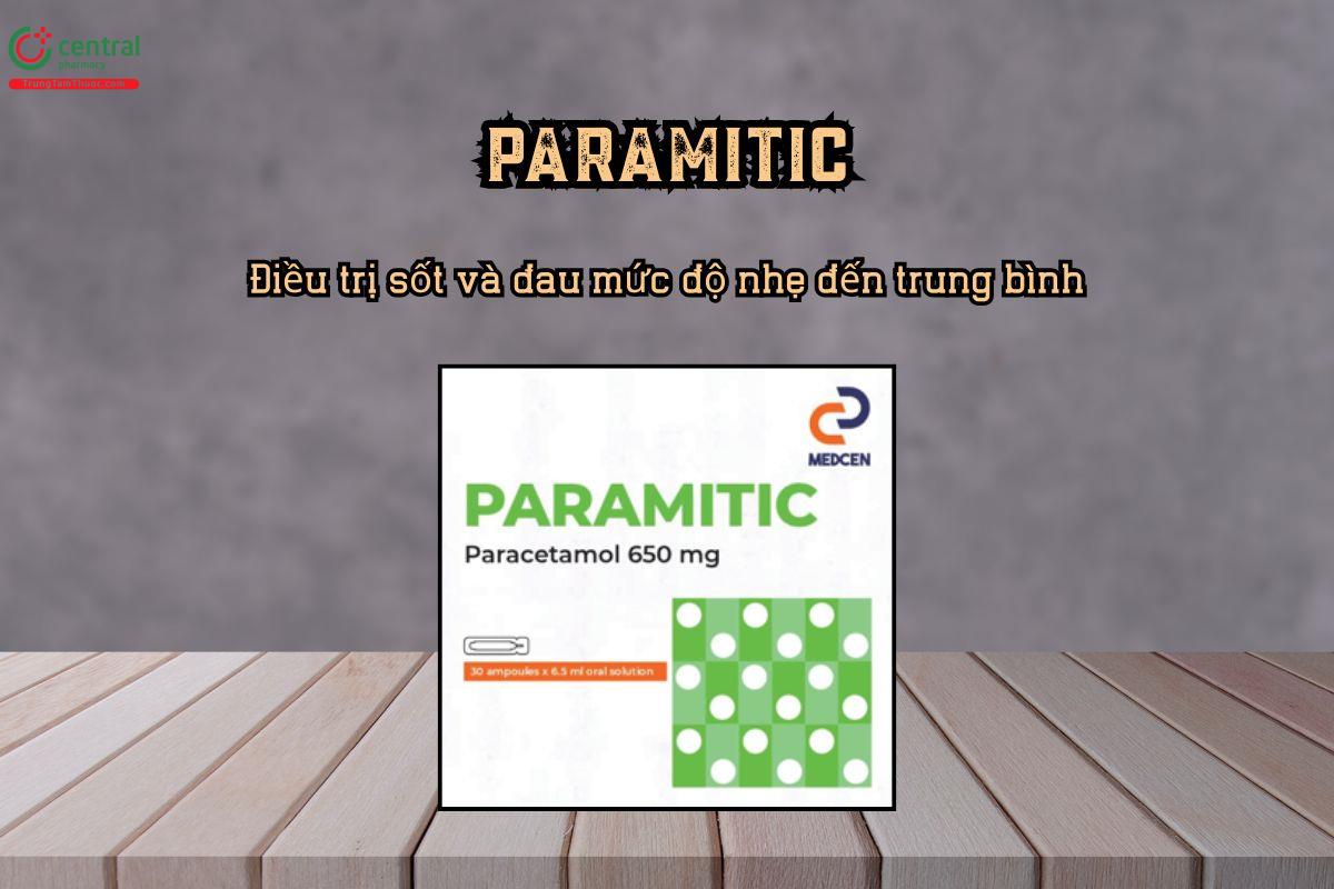 Thuốc Paramitic hoạt chất Paracetamol