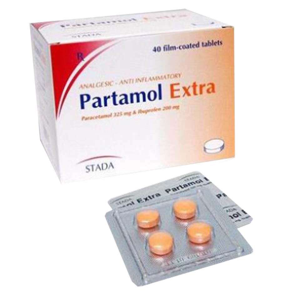 Mẫu thuốc cũ Partamol Extra